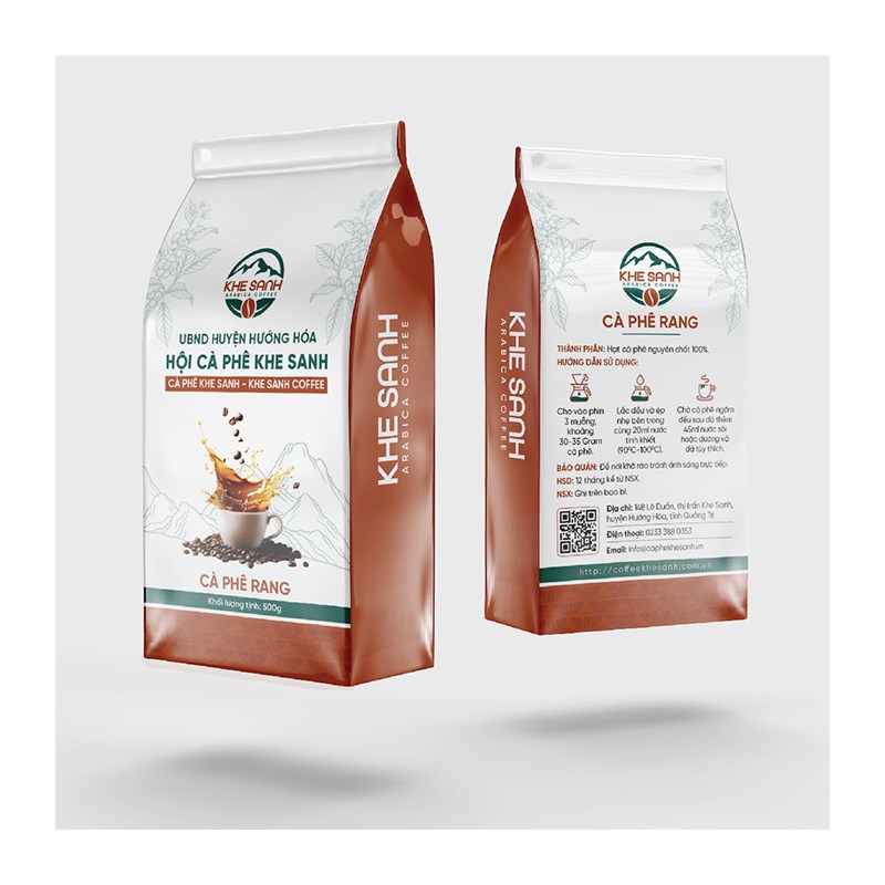 Túi cafe rang 500g